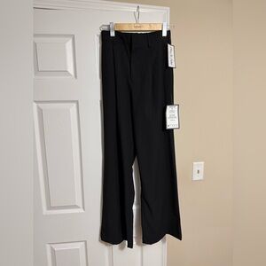 Alex & Sophia Women's Wide-Leg Pleated Pants,  Black, Size M, NW